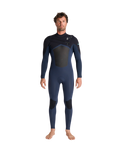 NuWave ReWired 3/2mm Chest Zip Wetsuit in Bluestone, Bluestone X & Black X