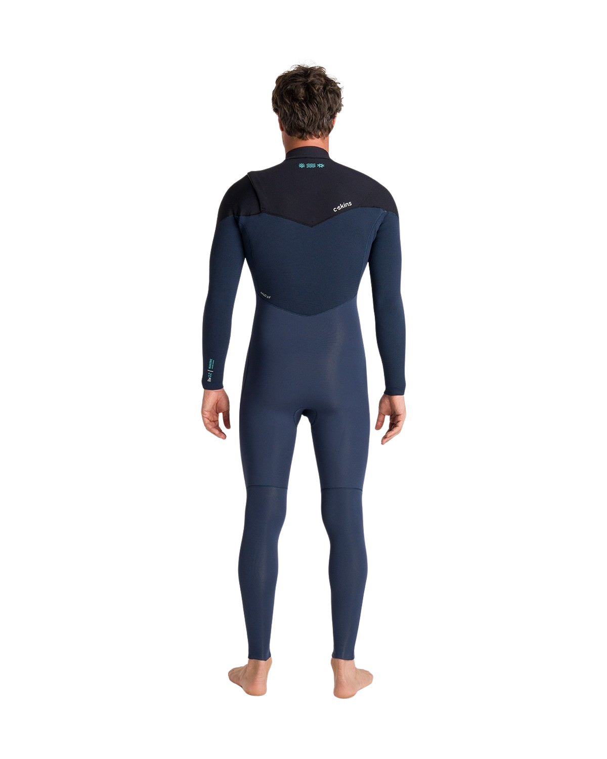 NuWave ReWired 3/2mm Chest Zip Wetsuit in Bluestone, Bluestone X & Black X