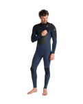 NuWave ReWired 3/2mm Chest Zip Wetsuit in Bluestone, Bluestone X & Black X