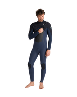 NuWave ReWired 3/2mm Chest Zip Wetsuit in Bluestone, Bluestone X & Black X
