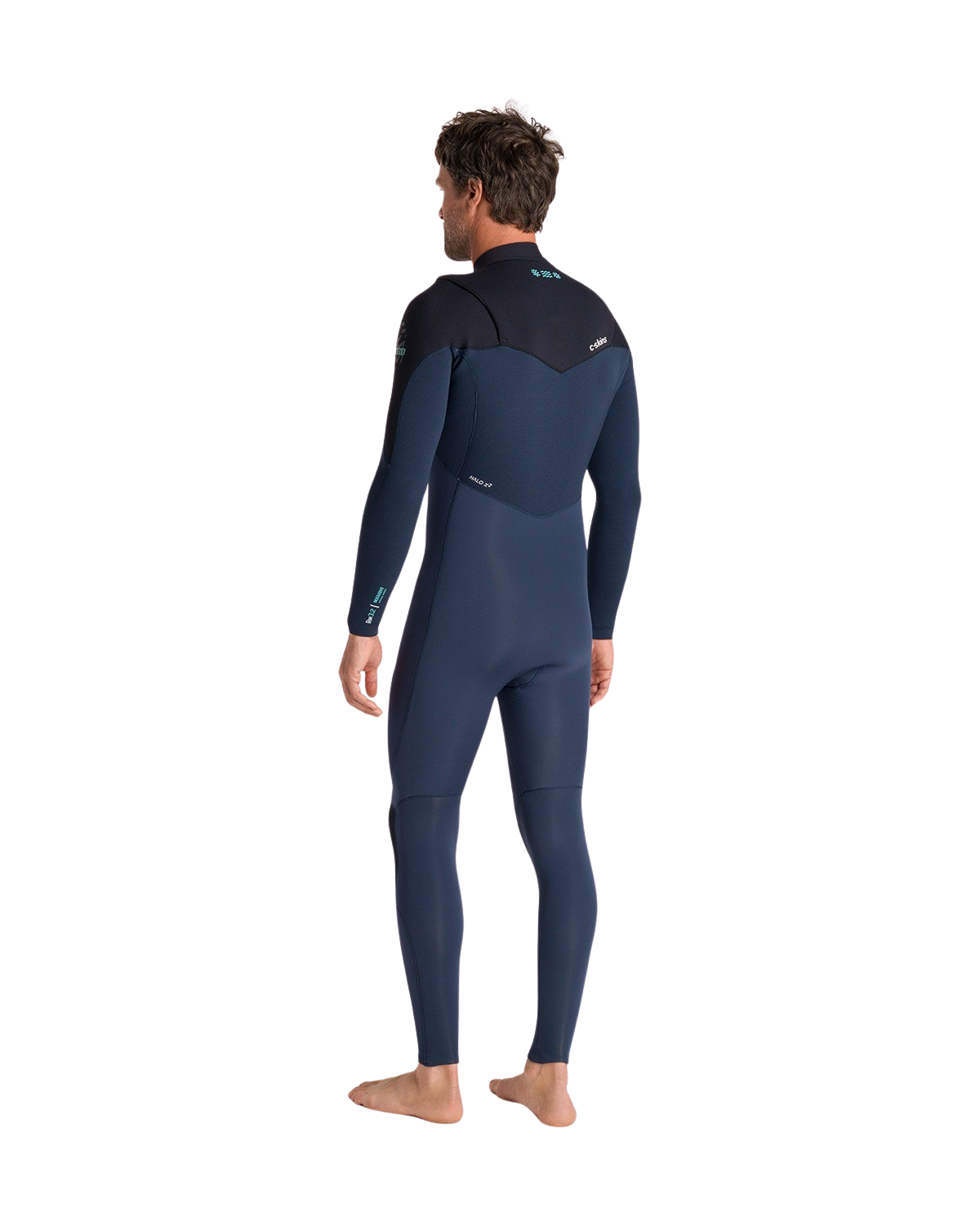 NuWave ReWired 3/2mm Chest Zip Wetsuit in Bluestone, Bluestone X & Black X