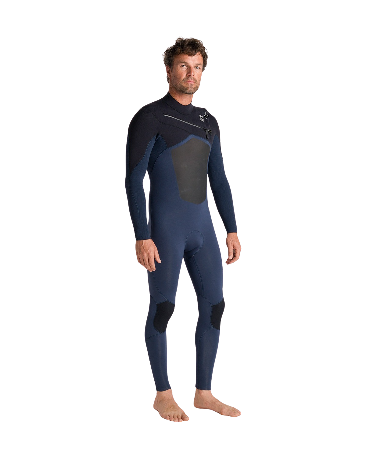 NuWave ReWired 3/2mm Chest Zip Wetsuit in Bluestone, Bluestone X & Black X