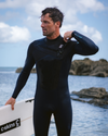 NuWave ReWired 3/2mm Chest Zip Wetsuit in Bluestone, Bluestone X & Black X