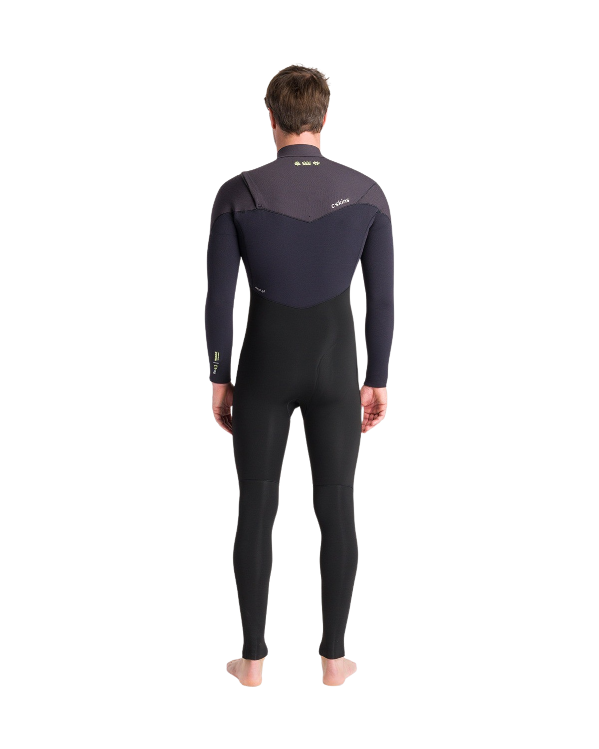 NuWave Rewired 4/3mm Chest Zip Wetsuit in Black & Black X & Meteor X