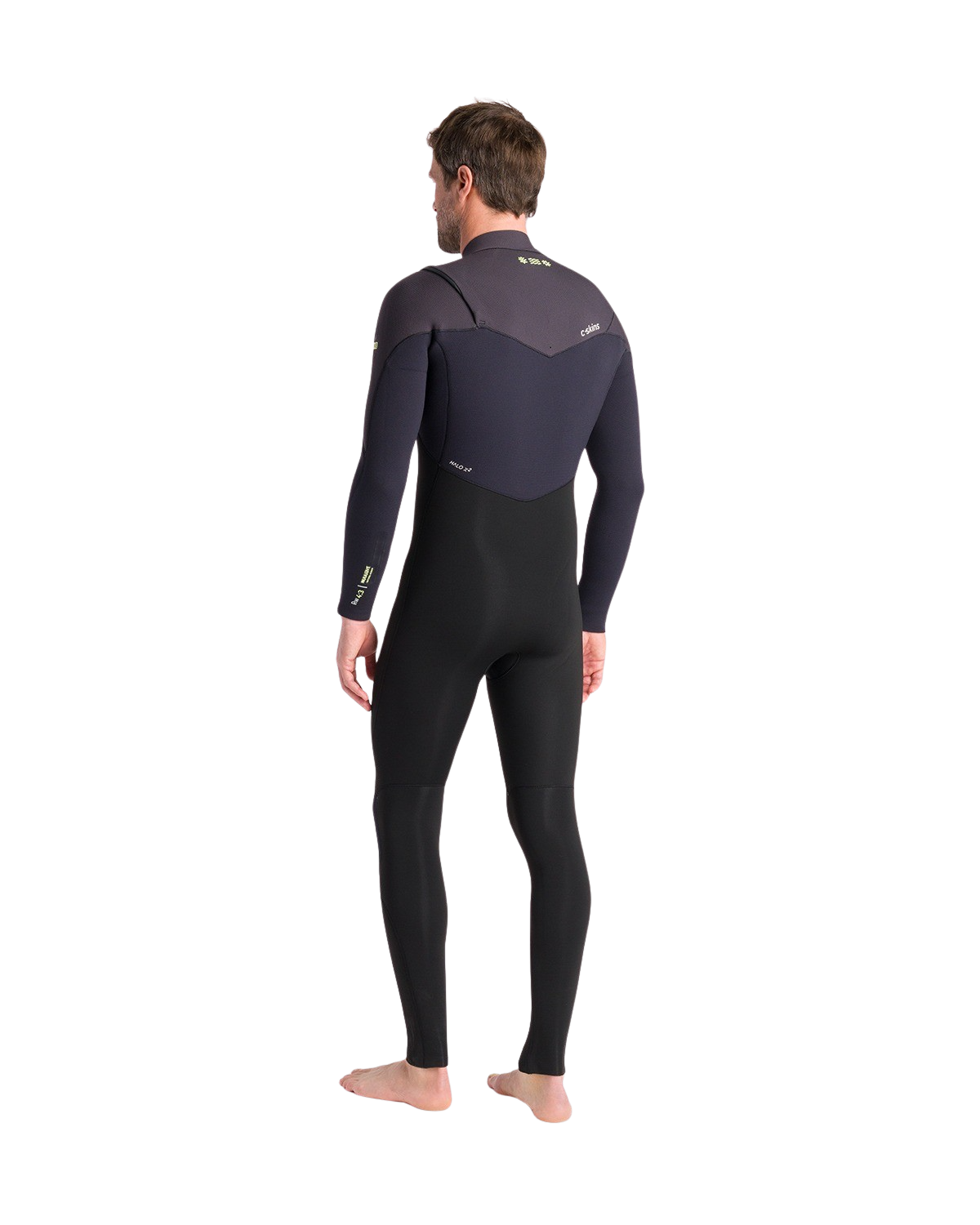 NuWave Rewired 4/3mm Chest Zip Wetsuit in Black & Black X & Meteor X