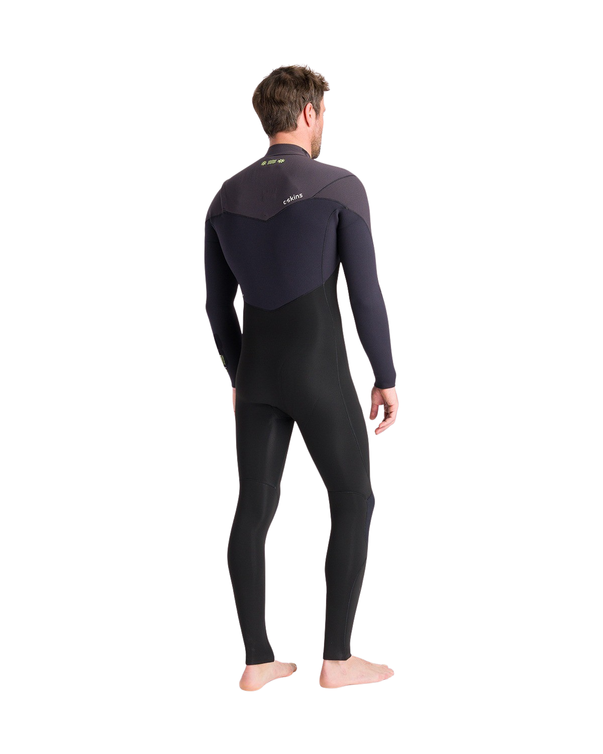NuWave Rewired 4/3mm Chest Zip Wetsuit in Black & Black X & Meteor X