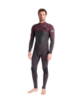 NuWave ReWired 4/3mm Chest Zip Wetsuit in Meteor, Meteor X & Rust X