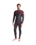 NuWave ReWired 4/3mm Chest Zip Wetsuit in Meteor, Meteor X & Rust X