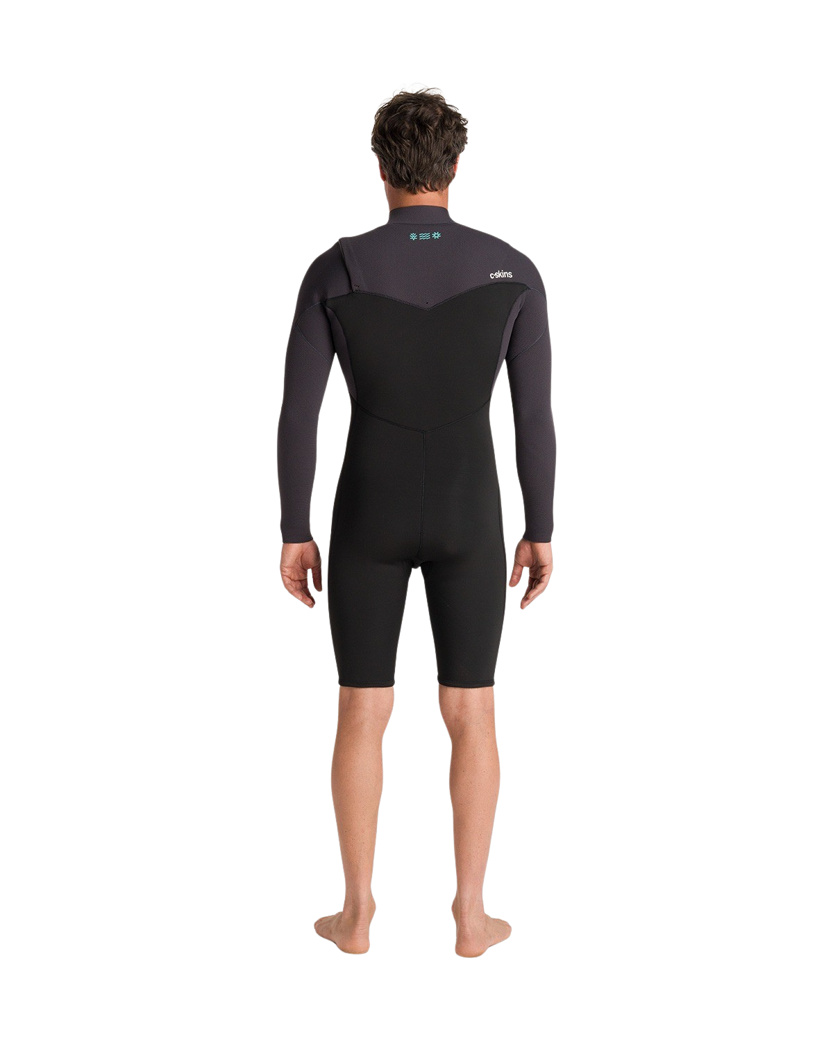 NuWave Session 3/2mm Chest Zip Spring Wetsuit in Black, Meteor X & Petrol