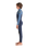 The C-Skins Boys NuWave Session 4/3mm Chest Zip Wetsuit in Bluestone, Steel Blue X & Lime