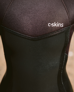 NuWave Surflite 5/4mm Back Zip Wetsuit in Black, Rust & Yellow