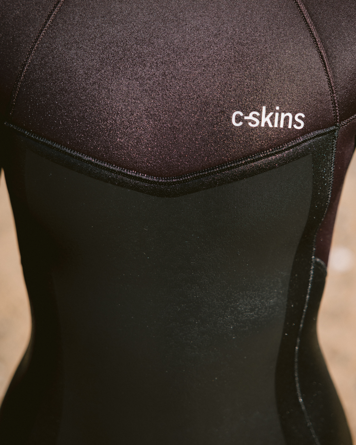 NuWave Surflite 5/4mm Back Zip Wetsuit in Black, Rust & Yellow