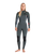 The C-Skins Womens NuWave Solace 3/2mm Chest Zip Wetsuit in Forest Green & Forest Green X