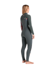 The C-Skins Womens NuWave Solace 3/2mm Chest Zip Wetsuit in Forest Green & Forest Green X