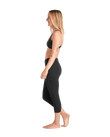 The C-Skins Womens NuWave Solace Lite 1.5mm Wetsuit Leggings in Black, Black & White
