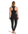 The C-Skins Womens NuWave Solace Lite 2/2mm Front Zip Long Jane Wetsuit in Black & Tropical