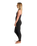 The C-Skins Womens NuWave Solace Lite 2/2mm Front Zip Long Jane Wetsuit in Black & Tropical