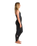 The C-Skins Womens NuWave Solace Lite 2/2mm Front Zip Long Jane Wetsuit in Black & Tropical