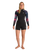 The C-Skins Womens NuWave Solace Lite 2/2mm Back Zip Spring Wetsuit in Black & Tropical