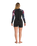 The C-Skins Womens NuWave Solace Lite 2/2mm Back Zip Spring Wetsuit in Black & Tropical