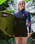 The C-Skins Womens NuWave Solace Lite 2/2mm Back Zip Spring Wetsuit in Black & Tropical