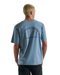Horizons T-Shirt in Faded Denim
