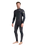 NuWave ReWired 4/3mm Chest Zip Wetsuit in Meteor, Black & Lime