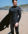 NuWave ReWired 4/3mm Chest Zip Wetsuit in Meteor, Black & Lime