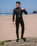 NuWave ReWired 5/4mm Chest Zip Wetsuit in Meteor, Black & Lime