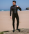 NuWave ReWired 5/4mm Chest Zip Wetsuit in Meteor, Black & Lime