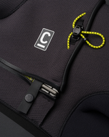 NuWave ReWired 5/4mm Chest Zip Wetsuit in Meteor, Black & Lime