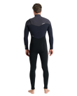 NuWave ReWired 5/4mm Chest Zip Wetsuit in Meteor, Black & Lime