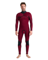 NuWave ReWired 5/4mm Chest Zip Wetsuit in Meteor, Black & Lime