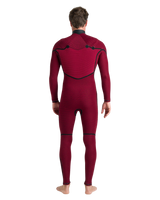 NuWave ReWired 5/4mm Chest Zip Wetsuit in Meteor, Black & Lime