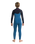Boys NuWave Session 5/4mm Chest Zip Wetsuit in Legion Blue, Black & Red