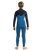 Boys NuWave Session 5/4mm Chest Zip Wetsuit in Legion Blue, Black & Red