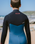 Boys NuWave Session 5/4mm Chest Zip Wetsuit in Legion Blue, Black & Red