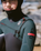 Boys NuWave Session 5/4mm Hooded Chest Zip Wetsuit in Meteor, Forest Green & Red
