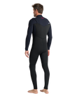 NuWave Session 5/4/3mm Chest Zip Wetsuit in Black, Black & Red