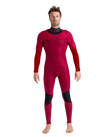 NuWave Session 5/4/3mm Chest Zip Wetsuit in Black, Black & Red