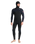 NuWave Session 5/4/3mm Hooded Chest Zip Wetsuit in Black, Black & Red