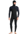 NuWave Session 5/4/3mm Hooded Chest Zip Wetsuit in Black, Black & Red