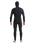NuWave Session 5/4/3mm Hooded Chest Zip Wetsuit in Black, Black & Red