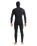 NuWave Session 5/4/3mm Hooded Chest Zip Wetsuit in Black, Black & Red