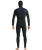 NuWave Session 5/4/3mm Hooded Chest Zip Wetsuit in Black, Black & Red