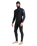 NuWave Session 5/4/3mm Hooded Chest Zip Wetsuit in Black, Black & Red