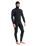NuWave Session 5/4/3mm Hooded Chest Zip Wetsuit in Black, Black & Red