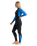 Surflite 4/3mm Back Zip Wetsuit in Black, Azure & Black
