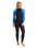 Surflite 4/3mm Back Zip Wetsuit in Black, Azure & Black
