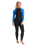 Surflite 4/3mm Back Zip Wetsuit in Black, Azure & Black
